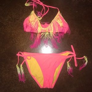Fringe swim suit